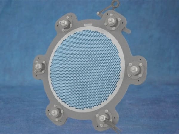Optical Coating - Ion Beam Source - Coating Industry - Plasma Process Group — 504660A - 12 cm Grid Assembly, 3 Grid, Moly, 25 cm FP, Convergent