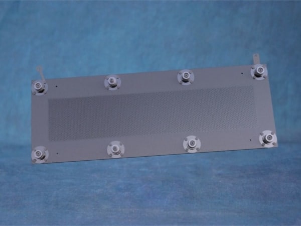 Optical Coating - Ion Beam Source - Coating Industry - Plasma Process Group — 504761A - 6×30 cm grid assembly, 2 grid, pyrolytic graphite, collimated