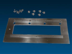 Optical Coating - Ion Beam Source - Coating Industry - Plasma Process Group — 504984A - 6×30 Grid Mount Hardware: Retainer, Mount Plate and Hardware