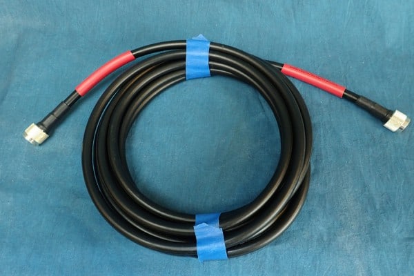 Optical Coating - Ion Beam Source - Coating Industry - Plasma Process Group — 505348A -Cable, RF power N-N type, IBEAM to match network, 18 ft