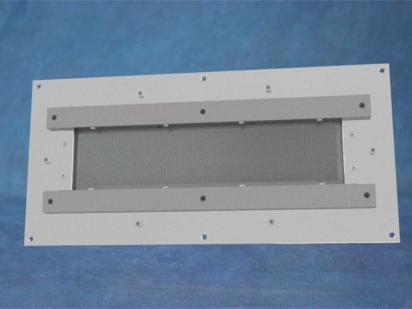 Optical Coating - Ion Beam Source - Coating Industry - PPlasma Process Group — 505811A - 6×30 cm graphite 2 grid assembly with PPG M linear mount hardware