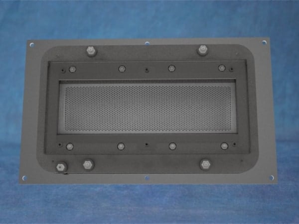 Optical Coating - Ion Beam Source - Coating Industry - Plasma Process Group — 505884A - 6×22 cm moly 3 grid divergent assembly with PPG S linear mount hardware