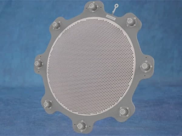 Optical Coating - Ion Beam Source - Coating Industry - Plasma Process Group — 507090A 23 cm grid assembly, 3 grid, moly, 66 cm FP, divergent