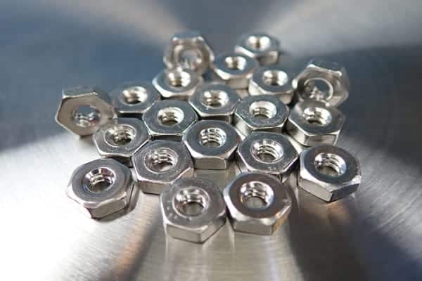 Optical Coating - Ion Beam Source - Coating Industry - Plasma Process Group — Spare Parts – 504082 x 20pcs 6-32 Hex Nut SS