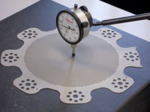 16 cm accelerator grid dome height measurement