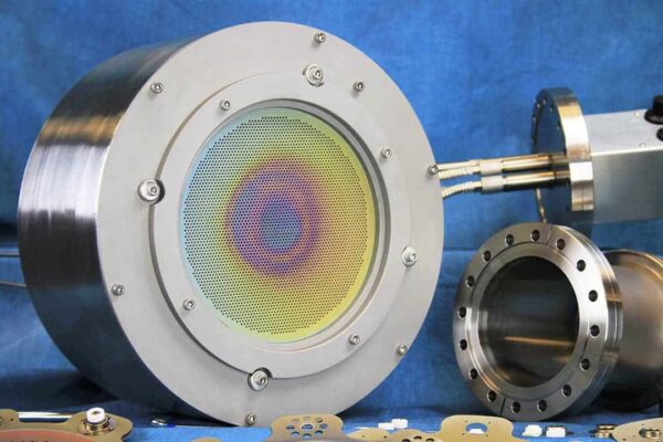 This is an image of a 16 cm RF Ion Beam Source.