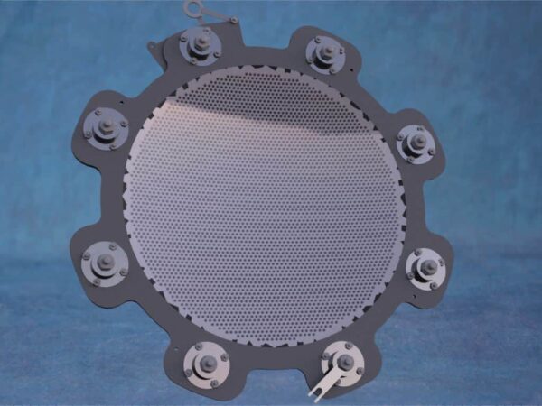 This is an image of a 16 cm grid assembly, unmounted.