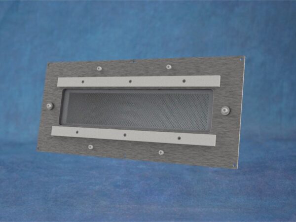 This is an image of a  mounted 2-grid graphite 6 by 30 cm grid assembly.