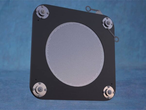 This is an image of a 12cm Pyrolytic graphite grid assembly.