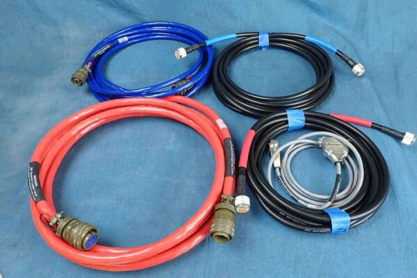 This is an image of the cable kit required to run an RF ion source.