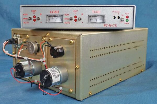 This is an image of a matching network and a controller for an RF source.