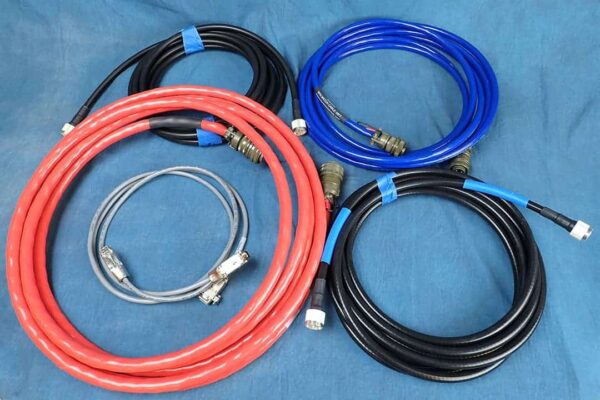 This is an image of 5 source cables.