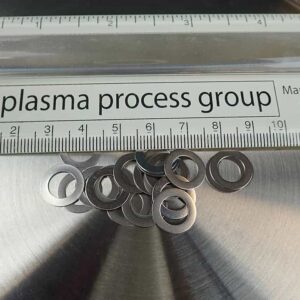 This is an image of 20 stainless steel washers,