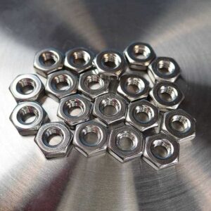 This is an image of 20 hex nuts.