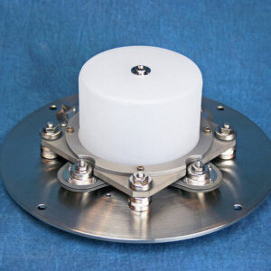 This image is of a mounted 6cm grid assembly with a discharge chamber (not included).