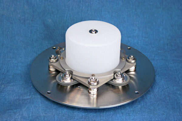 This image is of a mounted 6cm grid assembly with a discharge chamber (not included).