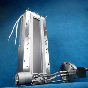 The 6×50 CM Linear RF Ion Source for large area thin film manufacturing.
